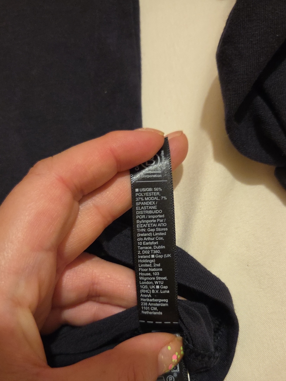 & Other Stories Black Long-Sleeve Ruched Sleeve Top - Picture 5 of 7